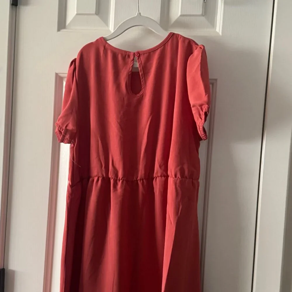 NWOT Love Ellie Girls Salmon Dress Size L 12/14